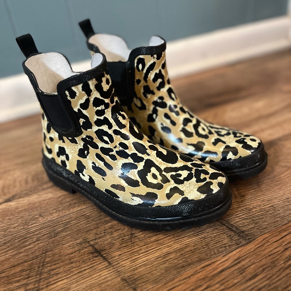 Leopard Print Women’s Rain Boots